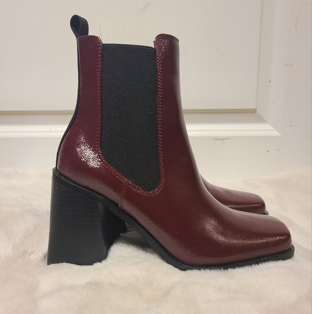 Raid Mariana Block-Heel Chelsea Boots Womens Size 6 (37)